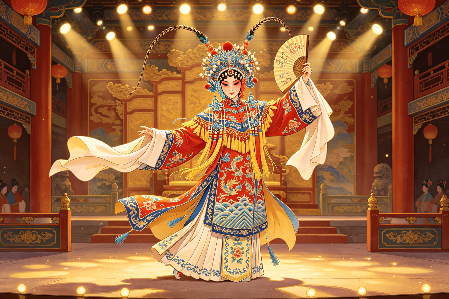 京剧贵妃醉酒舞台表演